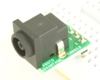 Jack 1.0mm ID, 3.3mm ID, 5.5mm OD (EIAJ-4) adapter board