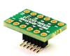 DIP-12 (0.3" width, 0.1" pitch) to SOIC-12 Narrow (1.27mm pitch, 150/200 mil body) Adapter