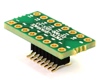DIP-16 (0.3" width, 0.1" pitch) to SOIC-16 Narrow (1.27mm pitch, 150/200 mil body) Adapter DIP-16 (0.3" width, 0.1" pitch) to SOIC-16 Narrow (1.27mm pitch, 150/200 mil body) Adapter
