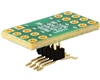 DIP-08 (DIP-8) (0.6" width, 0.1" pitch) to SOIC-8 Wide (1.27mm pitch, 300 mil body) Adapter