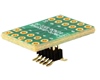 DIP-10 (0.6" width, 0.1" pitch) to SOIC-10 Narrow (1.27mm pitch, 150/200 mil body) Adapter