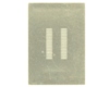 Dual Row 0.5mm Pitch 50-Pin Connector Stencil