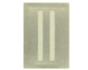 Dual Row 0.5mm Pitch 100-Pin Connector Stencil
