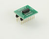 Dual Row 1.00mm Pitch 16-Pin Female Header to DIP-16 Adapter