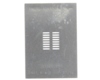 Dual Row 1mm Pitch 16-Pin Connector Stencil