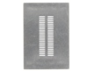 Dual Row 1mm Pitch 40-Pin Connector Stencil