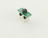 Dual Row 1.27mm Pitch  6-Pin Female Header to DIP-6 Adapter