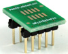 Dual Row 1.27mm Pitch 10-Pin to DIP-10 Adapter