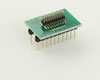 Dual Row 1.27mm Pitch 20-Pin Male Header to DIP-20 Adapter