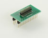 Dual Row 1.27mm Pitch 24-Pin Male Header to DIP-24 Adapter