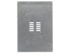 Dual Row 1.27mm Pitch 10-Pin Connector Stencil