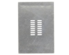 Dual Row 1.27mm Pitch 16-Pin Connector Stencil