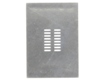 Dual Row 1.27mm Pitch 16-Pin Connector Stencil