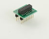 Dual Row 2.00mm Pitch 16-Pin Female Header to DIP-16 Adapter