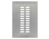 Dual Row 2mm Pitch 24-Pin Connector Stencil