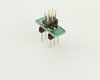 Dual Row 2.54mm Pitch  6-Pin Male Header to DIP-6 Adapter