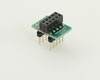 Dual Row 2.54mm Pitch 10-Pin Female Header to DIP-10 Adapter