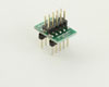 Dual Row 2.54mm Pitch 10-Pin Male Header to DIP-10 Adapter