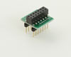 Dual Row 2.54mm Pitch 14-Pin Female Header to DIP-14 Adapter