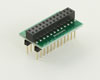 Dual Row 2.54mm Pitch 24-Pin Female Header to DIP-24 Adapter