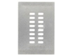 Dual Row 2.54mm Pitch 16-Pin Connector Stencil