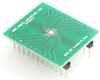 LFCSP-20 to DIP-24 SMT Adapter (0.5 mm pitch, 4 x 4 mm body, 2.1 x 2.1 mm pad)