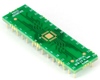 QFN-24 to DIP-28 SMT Adapter (0.5 mm pitch, 4 x 4 mm body) Compact Series