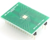 LFCSP-24 to DIP-28 SMT Adapter (0.8 mm pitch, 6 x 6 mm body, 3.8 x 3.8 mm pad)