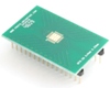 LFCSP-28 to DIP-32 SMT Adapter (0.65 mm pitch, 6 x 6 mm body, 4.1 x 4.1 mm pad)