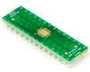 QFN-24 to DIP-28 SMT Adapter (0.5 mm pitch, 4 x 5 mm body) Compact Series