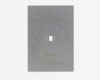 DFN-8 (0.8 mm pitch, 4.0 x 4.0 mm body) Stainless Steel Stencil