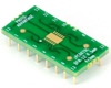 DFN-12 to DIP-16 SMT Adapter (0.5 mm pitch, 4.0 x 3.0 mm body) Compact Series
