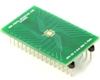 LFCSP-28 to DIP-32 SMT Adapter (0.45 mm pitch, 4.0 x 4.0 mm body, 2.4 x 2.4 mm p