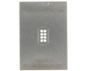 LFCSP-56 (0.4 mm pitch, 5.0 x 9.0 mm body) Stainless Steel Stencil