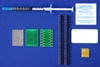 LGA-28 (0.5 mm pitch, 4.0 x 5.0 mm body) PCB and Stencil Kit