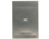DFN-14 (0.5 mm pitch, 4.0 x 4.0 mm body) Stainless Steel Stencil