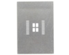 PowerSSO-28 (0.65 mm pitch, 10.35 x 7.5 mm body) Stainless Steel Stencil