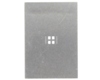 DFN-14 (0.5 mm pitch, 5.0 x 5.0 mm body) Stainless Steel Stencil