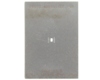 DFN-10 (0.5 mm pitch, 2.5 x 2.5 mm body) Stainless Steel Stencil