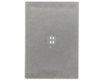 DFN-18 (0.4 mm pitch, 4.5 x 3.5 mm body) Stainless Steel Stencil