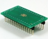 QFN-28 to DIP-32 SMT Adapter (0.5 mm pitch, 5.5 x 3.5 mm body)