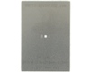 DFN-6 (0.5 mm pitch, 1.6 x 2.6 mm body) Stainless Steel Stencil