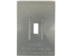 HTSSOP-56 (0.5 mm pitch, 14 x 6.1 mm body) Stainless Steel Stencil