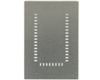 Module-40 (1.3 mm pitch, 28.5 x 13 mm body) Stainless Steel Stencil