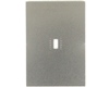 DFN-12 (0.8 mm pitch, 5 x 4.5 mm body) Stainless Steel Stencil