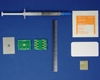 DFN-12 (0.8 mm pitch, 5 x 4.5 mm body, split pad (4)) PCB and Stencil Kit