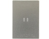 LED-6/PLCC-6 (1.1 mm pitch, 3.3 x 3.4 mm body) Stainless Steel Stencil
