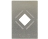 HTQFP-80 (0.5 mm pitch, 12 x 12 mm body) Stainless Steel Stencil