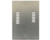 RN15 (1.27 mm pitch, 15.24 x 15.24 mm body) Stainless Steel Stencil