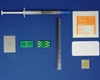 DFN-6 (0.8 mm pitch, 2.45 x 2.45 mm body) PCB and Stencil Kit